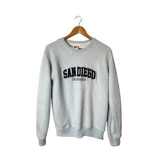 Pacific & Co Unisex "San Diego California" Crew Neck Sweatshirt Sz S Slouchy